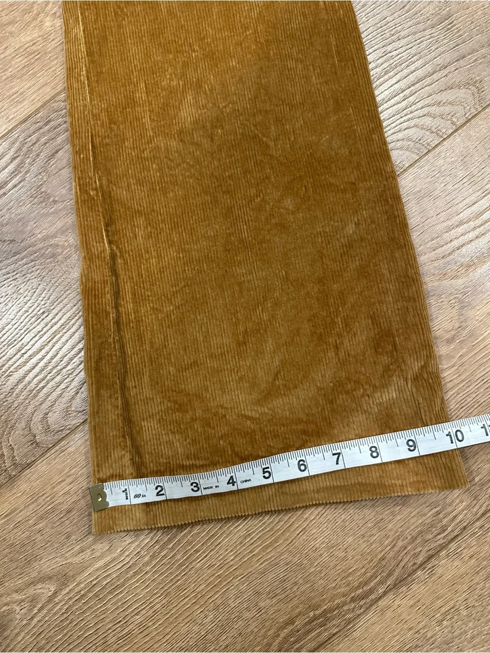 Babaton Corduroy Wide-Leg Pants in Camel size 2 - Picture 8 of 12
